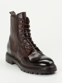 Lemargo – Schnürboots aus Büffelleder Dunkelbraun