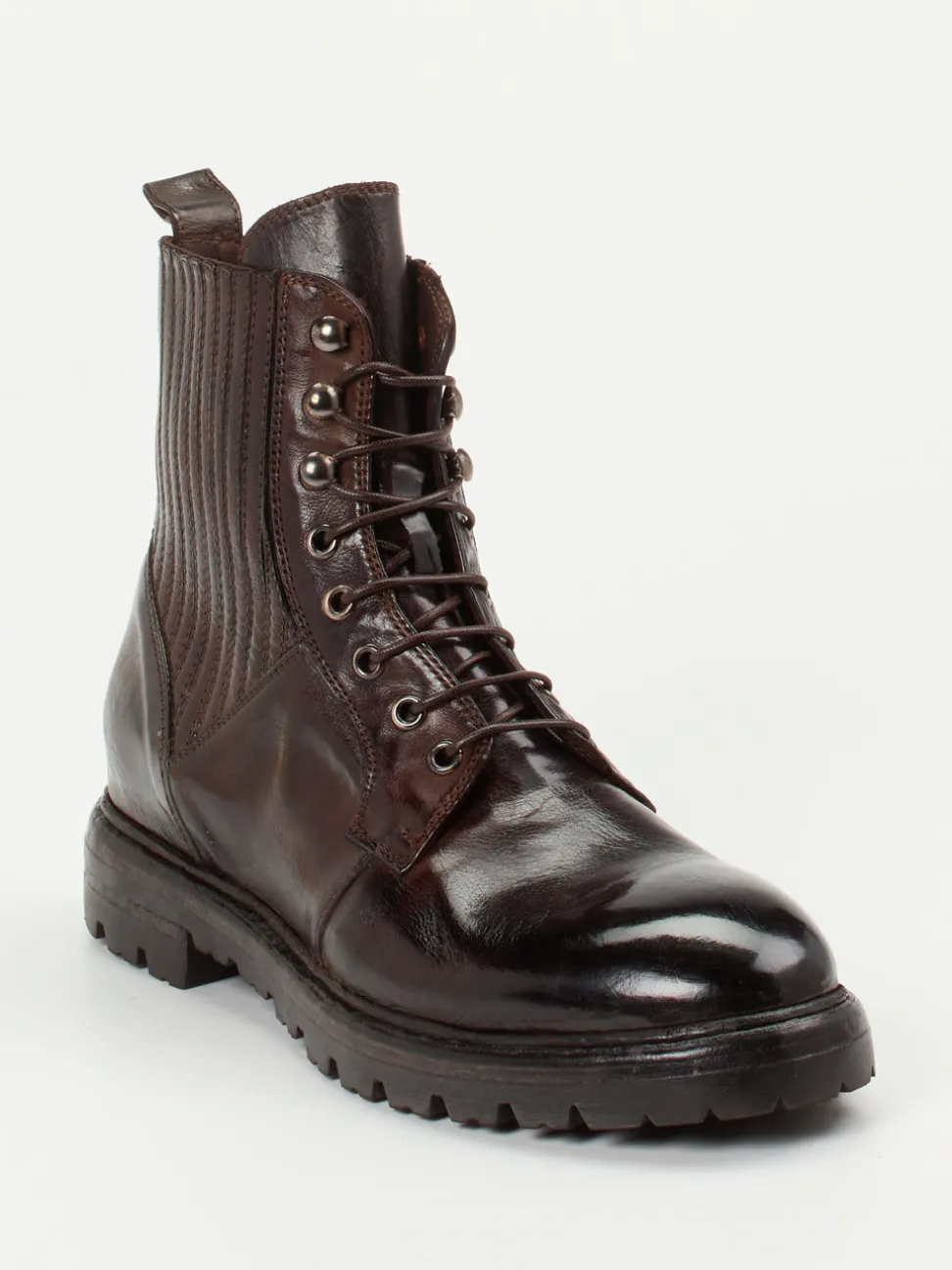 Lemargo – Schnürboots aus Büffelleder Dunkelbraun