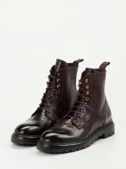 Lemargo – Schnürboots aus Büffelleder Dunkelbraun