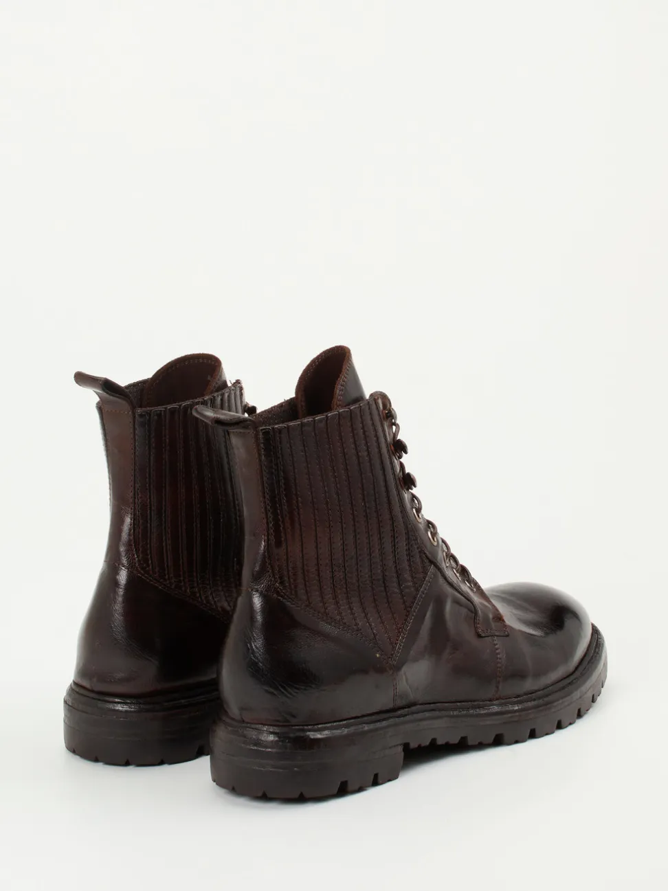 Lemargo – Schnürboots aus Büffelleder Dunkelbraun
