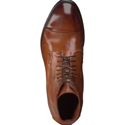 Lemargo – Schnürboots aus Kalbleder in Cognacbraun