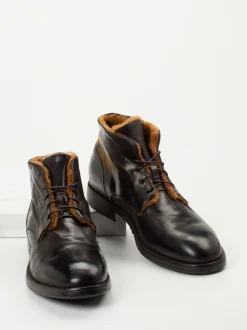 Lemargo – Schnürstiefeletten aus Pferdeleder braun