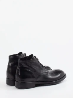 Lemargo – Schnürstiefelette aus Büffelleder Schwarz