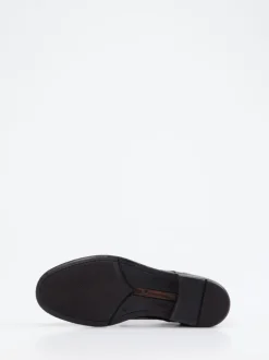 Lemargo – Schnürstiefelette aus Büffelleder Schwarz