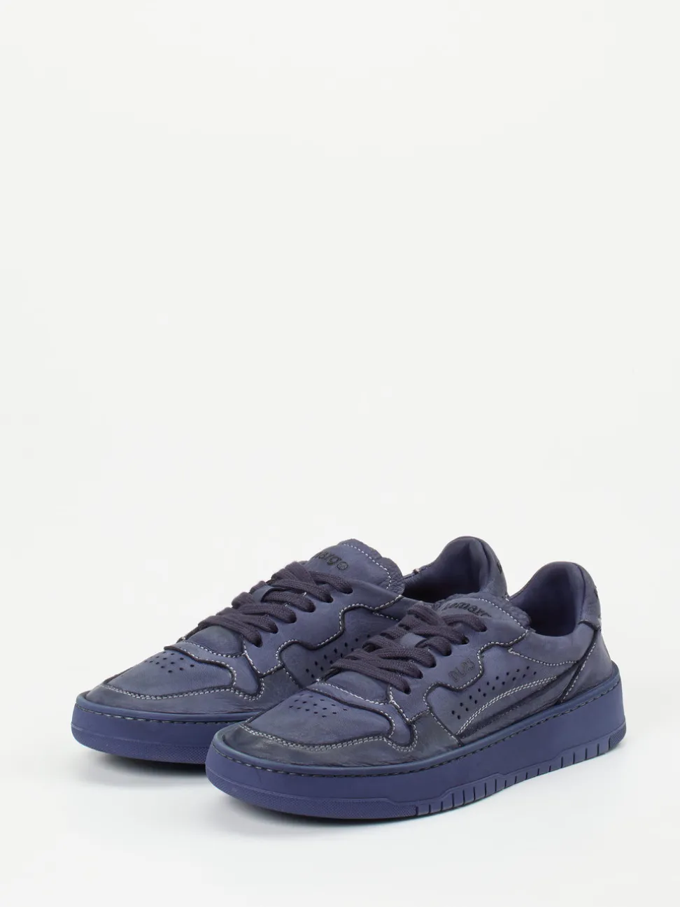 Lemargo – Sneaker aus Hirschleder in Tintenblau