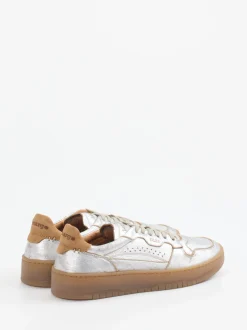 Lemargo – Sneaker aus Metallicleder in Silber