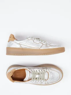 Lemargo – Sneaker aus Metallicleder in Silber