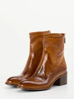 Lemargo – Stiefeletten aus Büffelleder cognacbraun