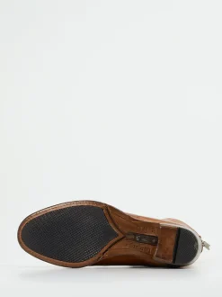 Lemargo – Stiefeletten aus Büffelleder cognacbraun