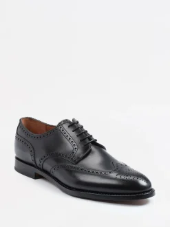 Lendvay & Schwarcz – Brogue Derby aus Kalbleder schwarz