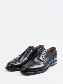 Lendvay & Schwarcz – Brogue Derby aus Kalbleder schwarz