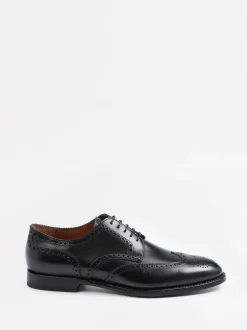 Lendvay & Schwarcz – Brogue Derby aus Kalbleder schwarz