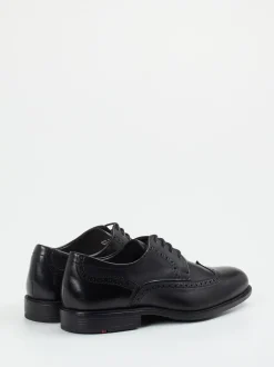 Lloyd – Brogue-Schnürschuh aus Kalbleder Schwarz
