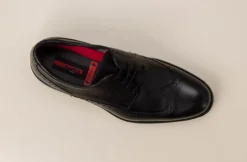 Lloyd – Brogue-Schnürschuh aus Kalbleder Schwarz