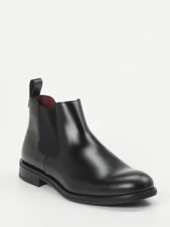 Lloyd – Chelsea Boots aus Hochglanzleder schwarz