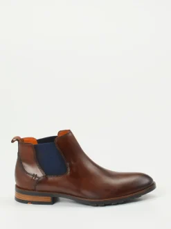 Lloyd – Chelsea Boots aus Kalbleder mittelbraun