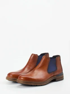Lloyd – Chelsea Boots aus Kalbleder cognacbraun