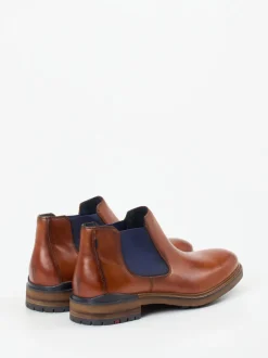 Lloyd – Chelsea Boots aus Kalbleder cognacbraun