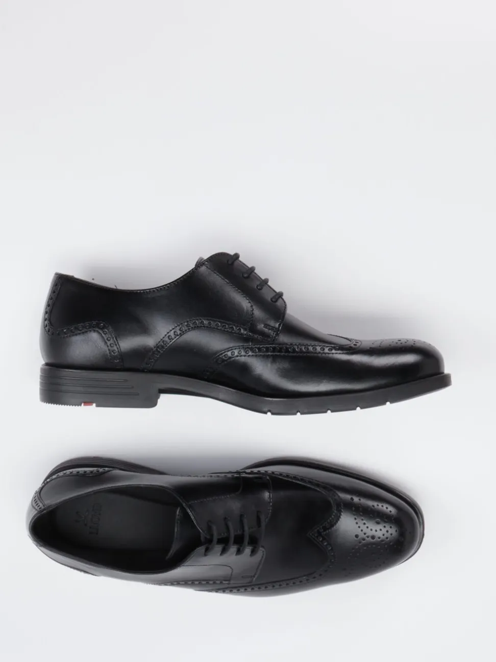 Lloyd – Derby Brogues aus Kalbleder schwarz