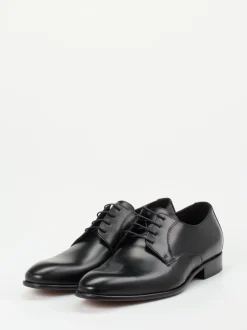 Lloyd – Derby-Schnürschuh aus Hochglanzleder Schwarz