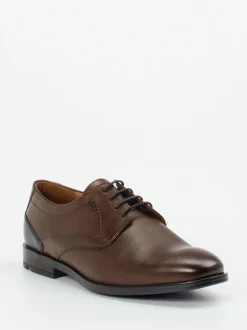 Lloyd – Derby-Schnürschuh aus geprägtem Leder braun