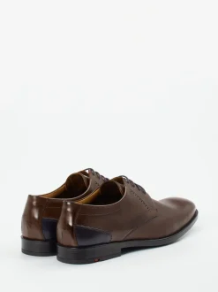 Lloyd – Derby-Schnürschuh aus geprägtem Leder braun