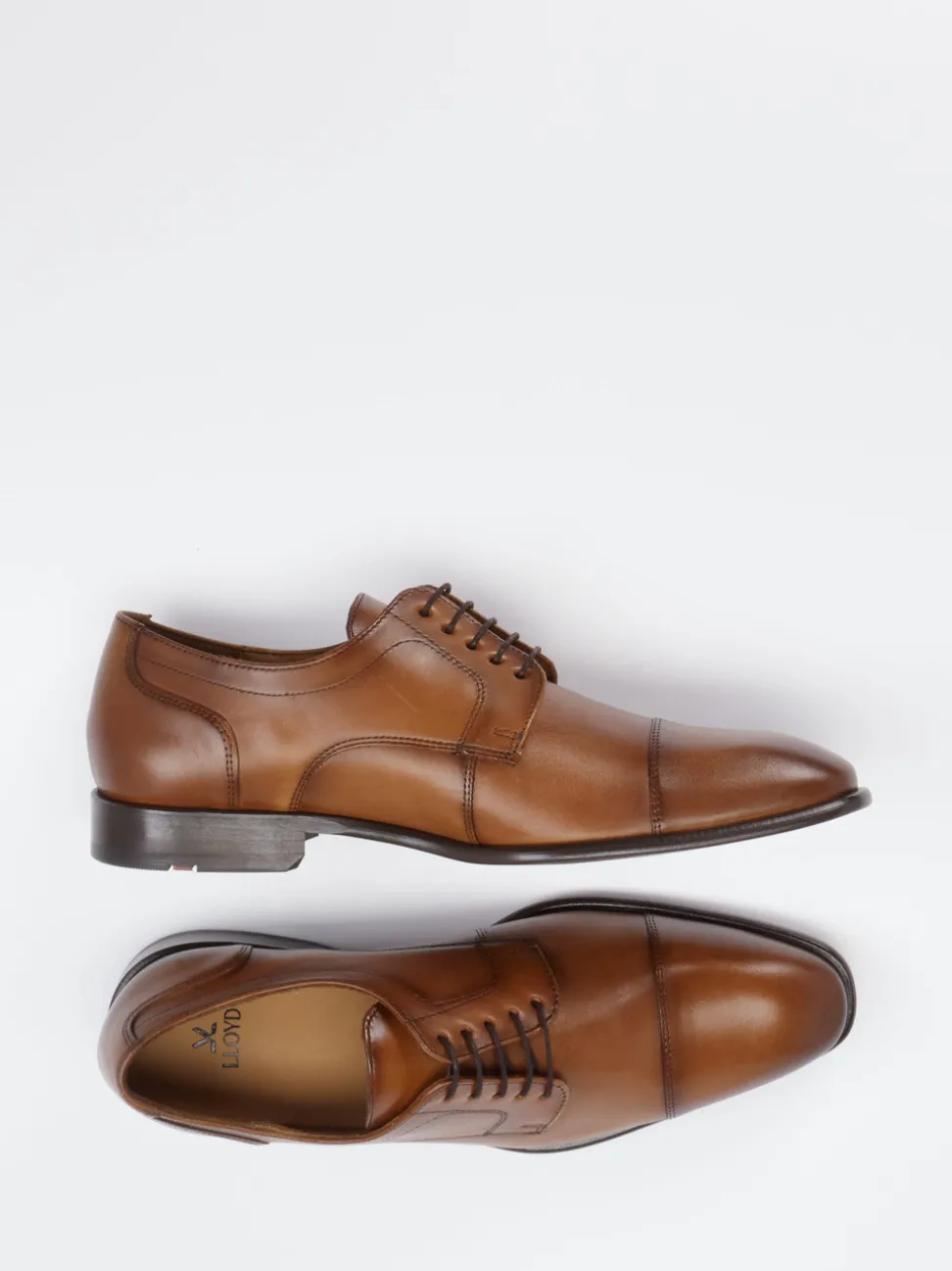 Lloyd – Derby-Schnürschuh aus Kalbleder Cognac