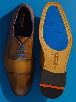 Lloyd – Derby-Schnürschuh aus Kalbleder cognac