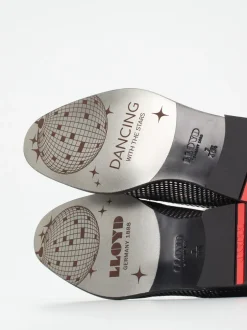 Lloyd – Derby-Schnürschuh aus Metallicleder Schwarz