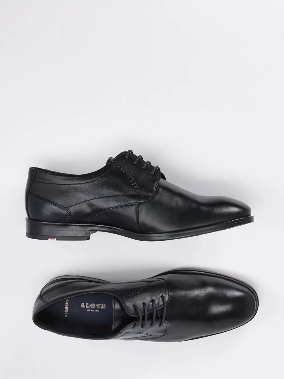 Lloyd – Derby-Schnürschuh aus Lammleder schwarz