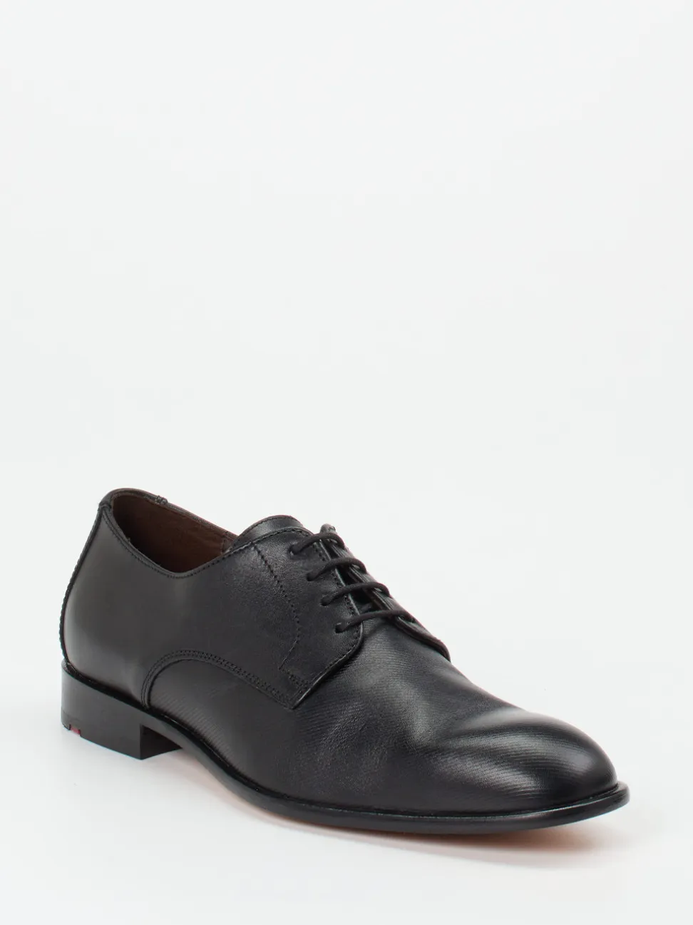 Lloyd – Derby-Schnürschuh aus geprägtem Leder schwarz
