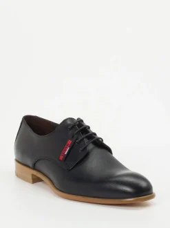 Lloyd – Derby-Schnürschuh aus geprägtem Leder schwarz