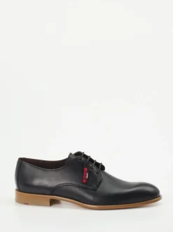 Lloyd – Derby-Schnürschuh aus geprägtem Leder schwarz