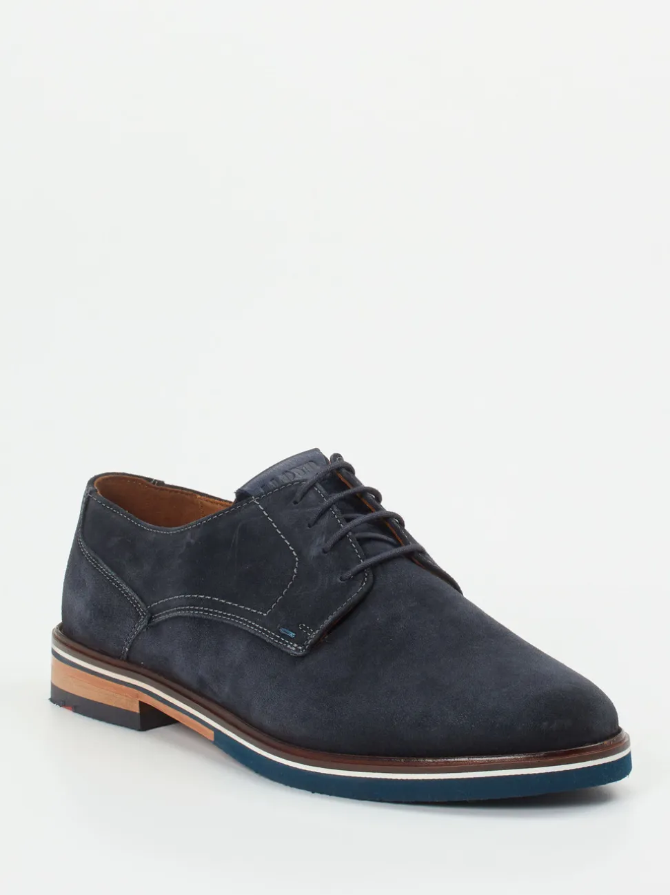 Lloyd – Derby-Schuhe aus Veloursleder Dunkelblau