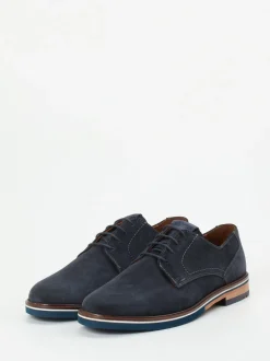 Lloyd – Derby-Schuhe aus Veloursleder Dunkelblau