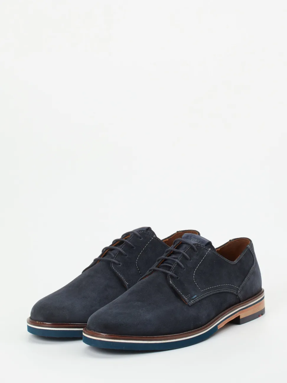 Lloyd – Derby-Schuhe aus Veloursleder Dunkelblau