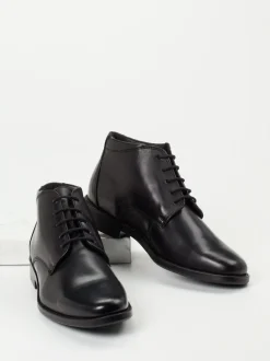 Lloyd – Desert Boots aus Glattleder schwarz
