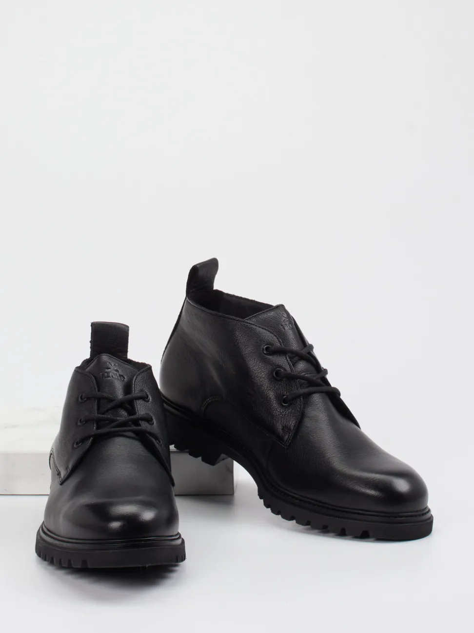 Lloyd – Desert Boots aus Kalbleder Schwarz