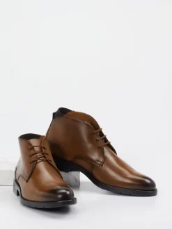 Lloyd – Desert Boots aus Kalbleder braun glänzend