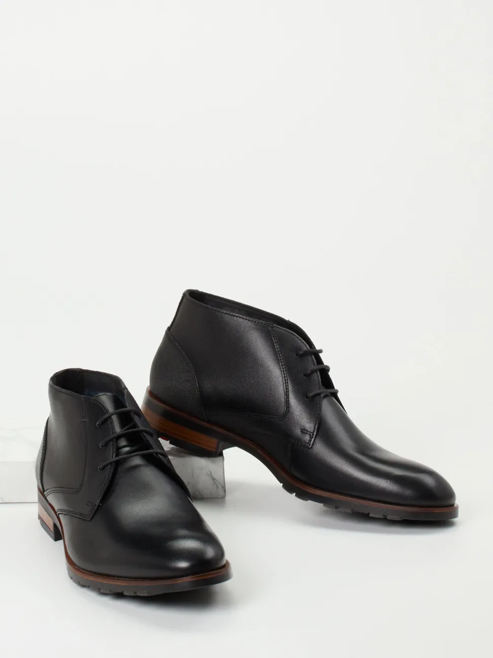 Lloyd – Desert Boots aus Kalbleder schwarz