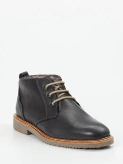 Lloyd – Desert Boots aus Kalbleder Schwarzgrau