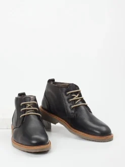 Lloyd – Desert Boots aus Kalbleder Schwarzgrau