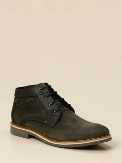 Lloyd – Desert Boots aus Veloursleder anthrazit