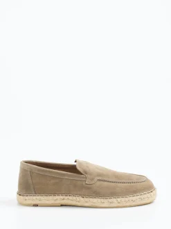 Lloyd – Espadrille-Loafer aus Veloursleder sandbeige