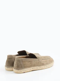 Lloyd – Espadrille-Loafer aus Veloursleder sandbeige