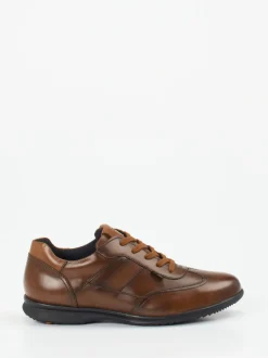 Lloyd – Leder-Sneaker aus Glattleder in Braun