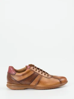Lloyd – Leder-Sneaker aus Kalbleder Cognacbraun