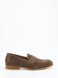 Lloyd – Loafer aus Veloursleder in Braun