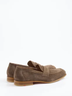 Lloyd – Loafer aus Veloursleder in Braun
