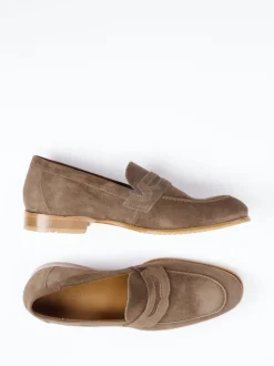 Lloyd – Loafer aus Veloursleder in Braun